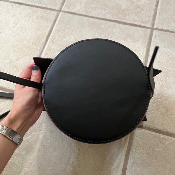 Zac Posen Belay Crossbody- French Roast/black colorblock - Picture 7 of 7